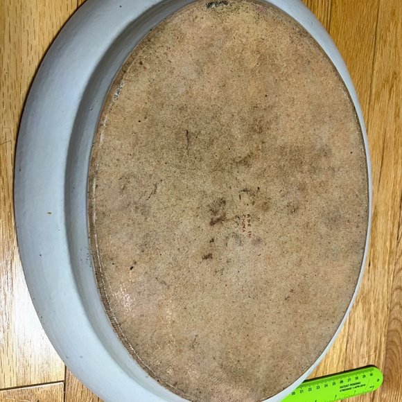 Vintage GuangCai (廣彩瓷）Chinese Medallion Family Rose Oval Platter, 16" x 13.25" x - Picture 5 of 11